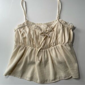 Cream babydoll cami